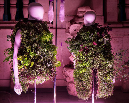 the wearable garden vest grows crops nourished by your own waste