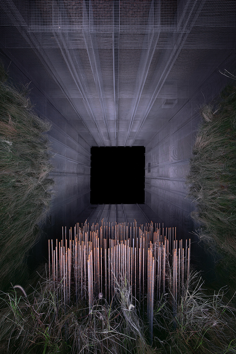 edoardo tresoldi + studio studio studio's gharfa wire mesh architectural fortress in saudi arabia