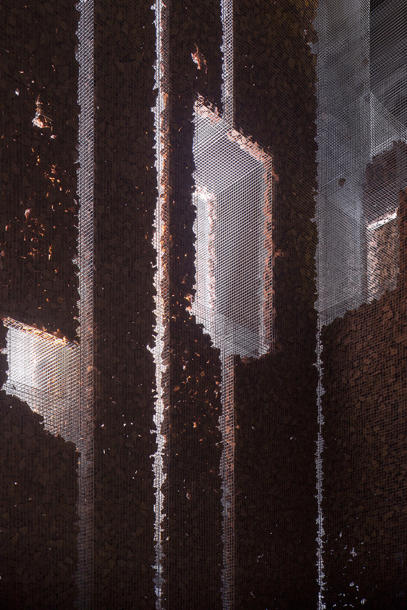 edoardo tresoldi + studio studio studio's gharfa wire mesh architectural fortress in saudi arabia