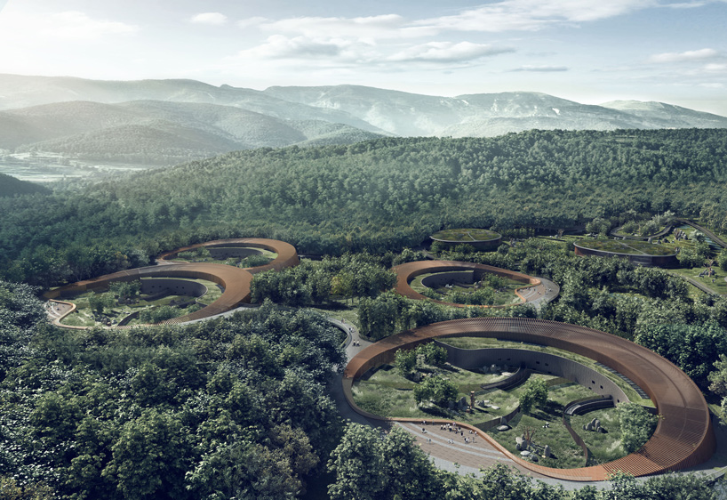 EID architecture designs four 'panda pavilions' for chengdu research and breeding center designboom