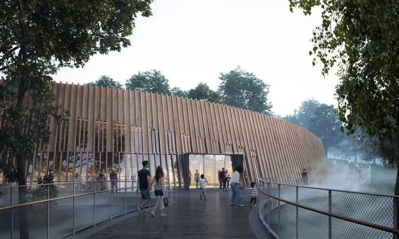 EID architecture designs four 'panda pavilions' for chengdu research and breeding center designboom