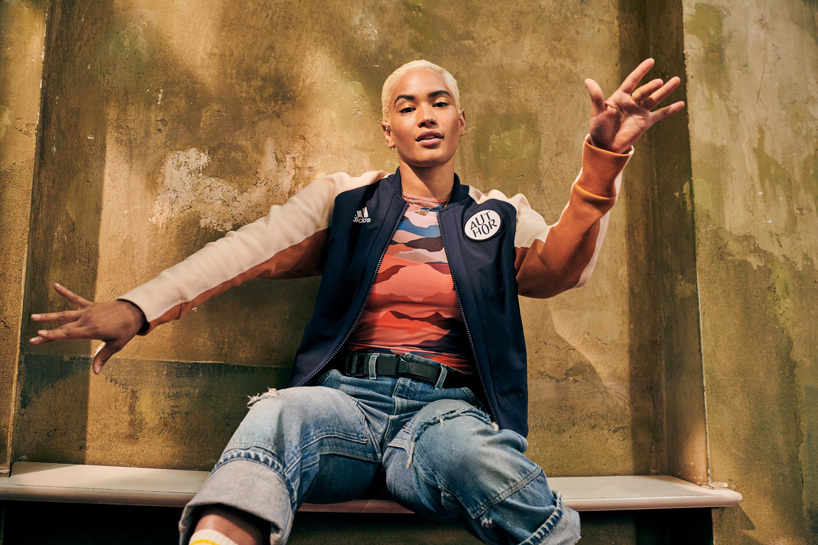 fabio novembre designs adaptive font to personalize new adidas VRCT jackets