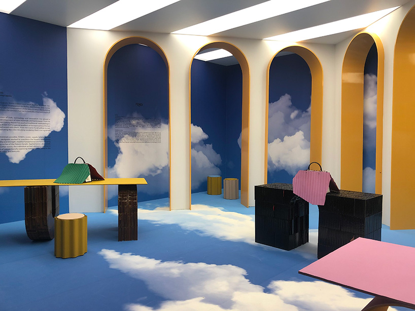 FENDI's roman molds collection by kueng caputo references its rome HQ at design miami/