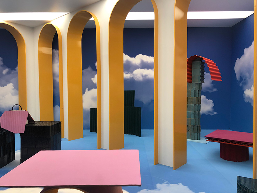 FENDI's roman molds collection by kueng caputo references its rome HQ at design miami/