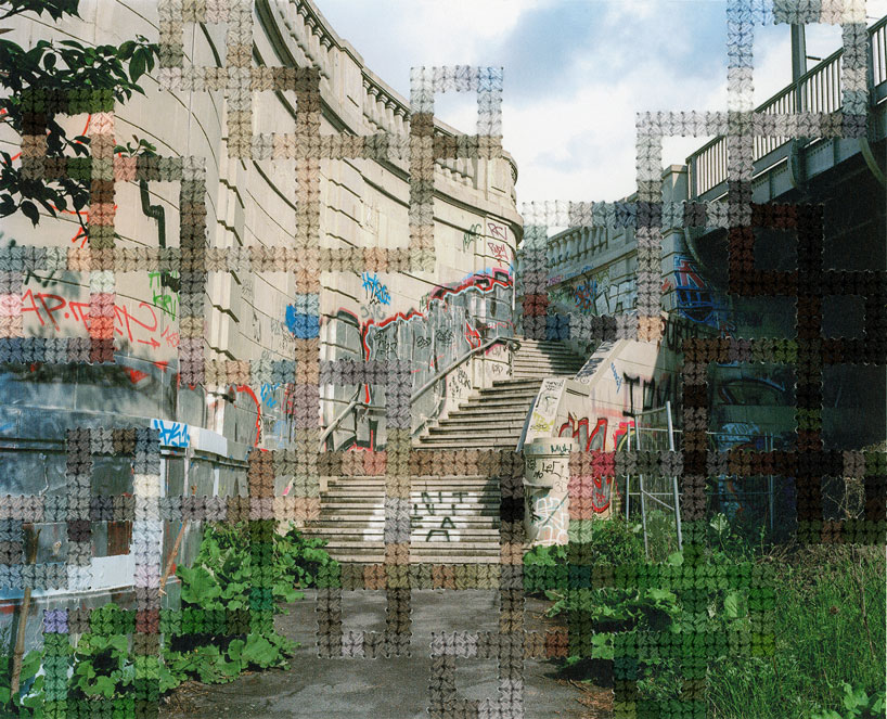 hand-stitched photographs mimic the berlin wall divide 30 years after its fall - 5