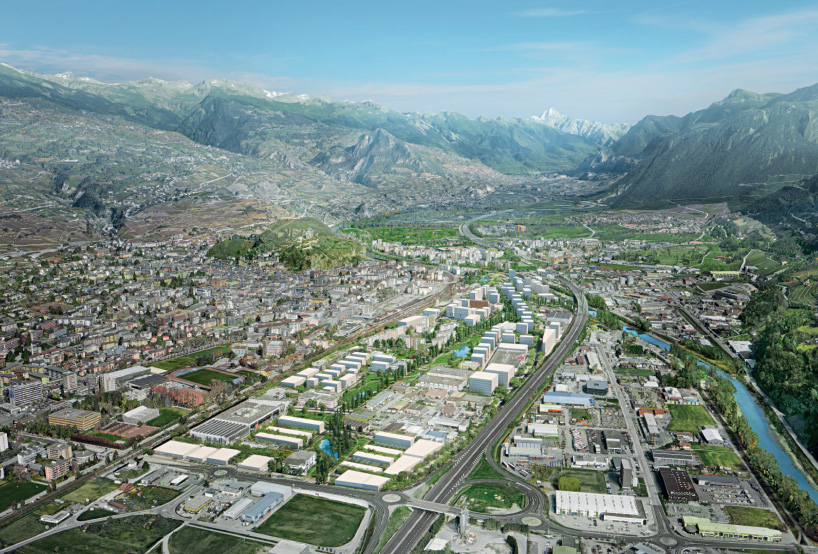 herzog & de meuron + michel desvigne paysagiste unveil long-term vision for swiss town - 1