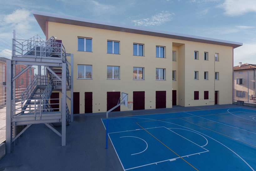 iosa ghini associati builds a youth center as part of post-earthquake restoration in italy designboom