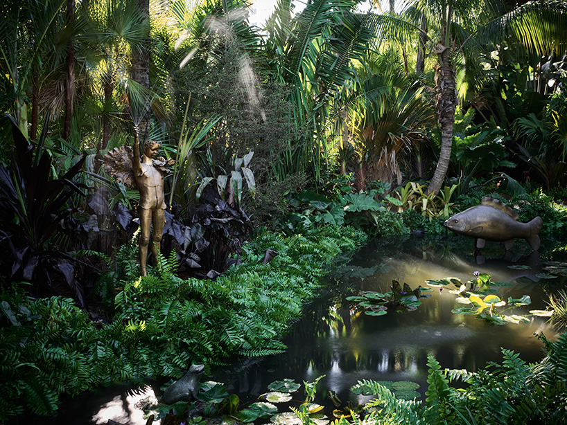 peter marino-designed raleigh gardens host immersive les lalanne's sculpture exhibit in miami