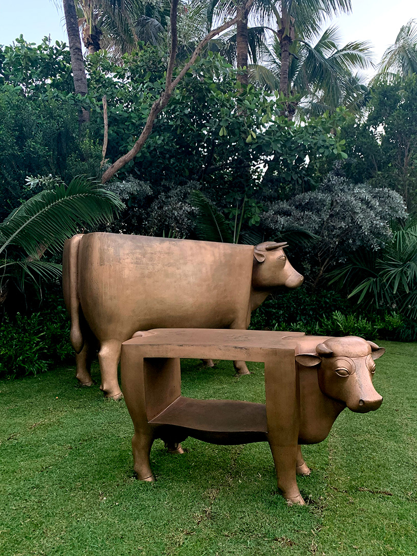 peter marino-designed raleigh gardens host immersive les lalanne's sculpture exhibit in miami