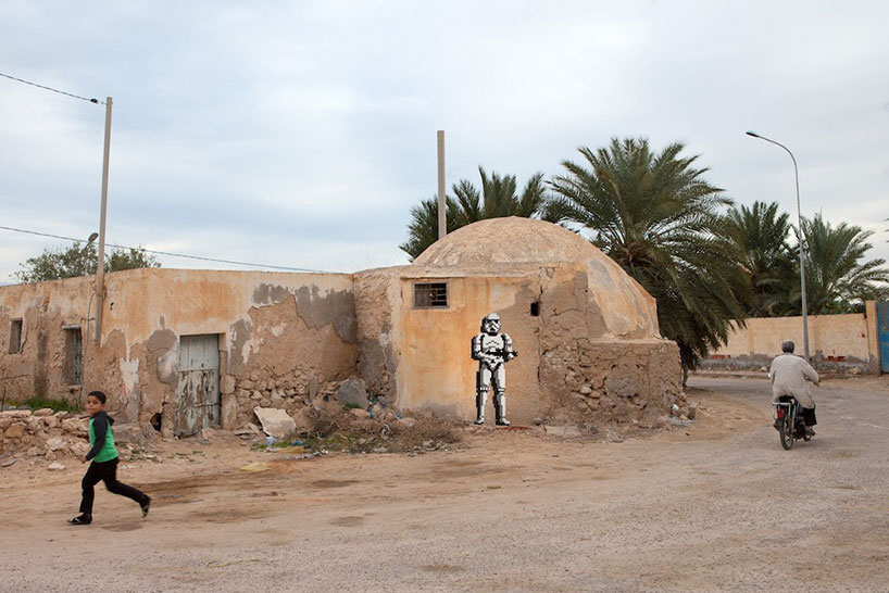 space invader marks his territory at obi-wan kenobi's home in djerba - 2