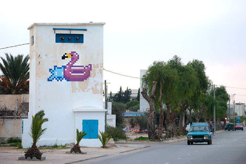 space invader marks his territory at obi-wan kenobi's home in djerba - 4