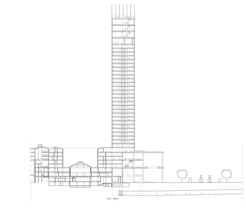 +one tower by tham & videgård wins competition for new hotel in gothenburg designboom
