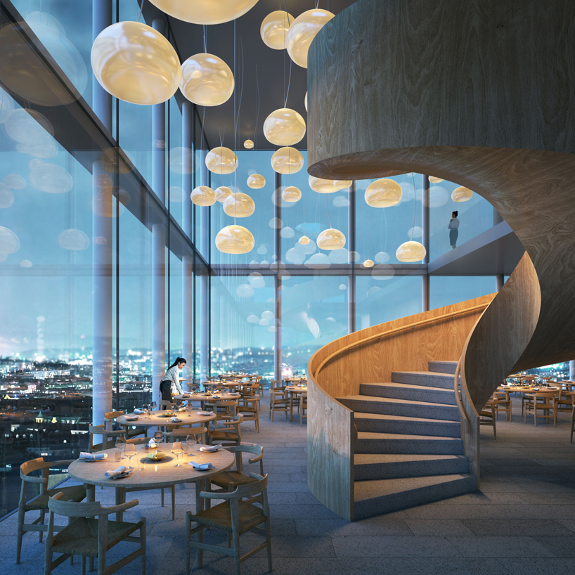 +one tower by tham & videgård wins competition for new hotel in gothenburg designboom