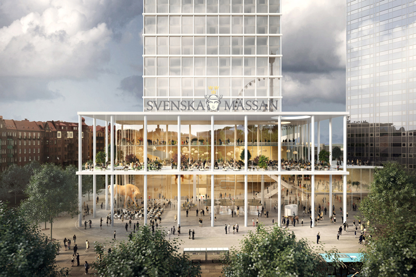 +one tower by tham & videgård wins competition for new hotel in gothenburg designboom