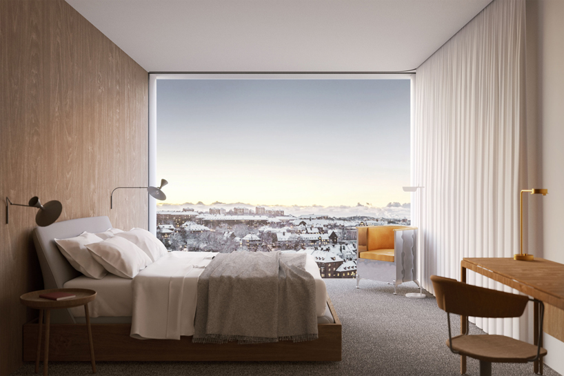 +one tower by tham & videgård wins competition for new hotel in gothenburg designboom
