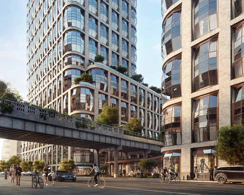 heatherwick studio reveals interiors for 'lantern house' residences in new york