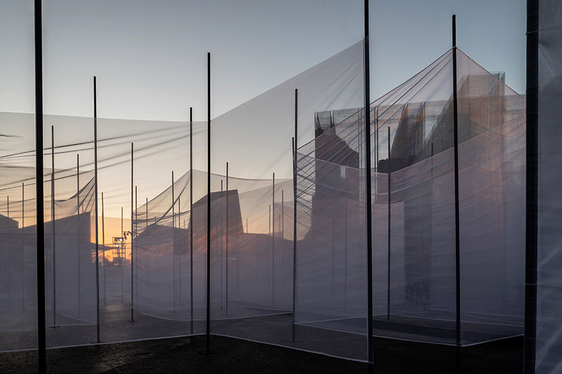 edoardo tresoldi + studio studio studio's wire mesh architectural fortress in saudi arabia