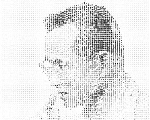 chokoon builds portraits of thai monarchs using only characters from their names