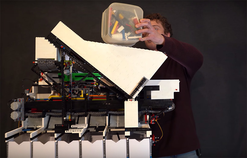 the universal LEGO sorter is an AI-powered machine that sorts