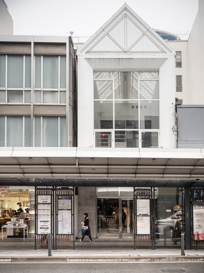 yusuke seki recycles used timber to create the bang & olufsen pop-up store in kyoto designboom