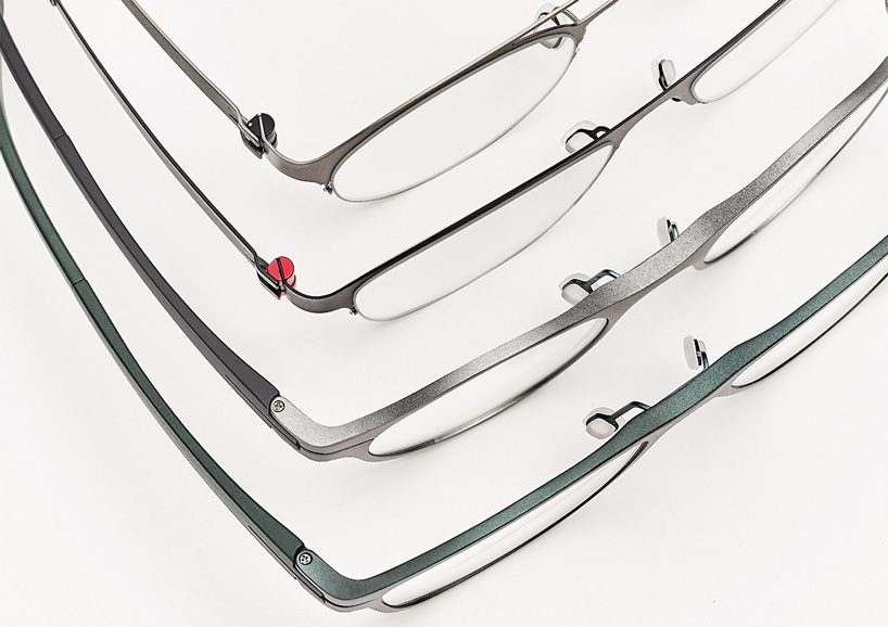 alberto meda reworks the relationship between glasses + frame for JINS eyewear collection