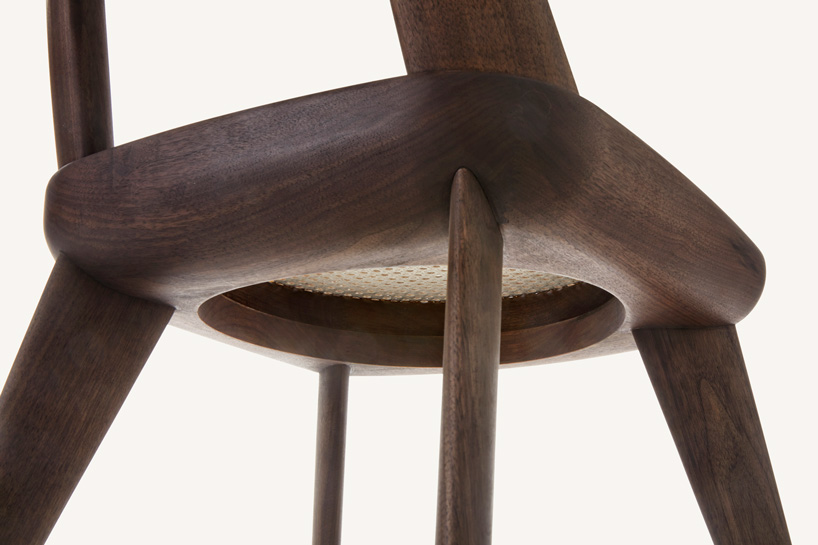 bassamfellows designs ‘brutus’ chair that plays on modernist vernacular