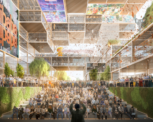 foster + partners to organize alibaba's HQ in shanghai around inviting public space