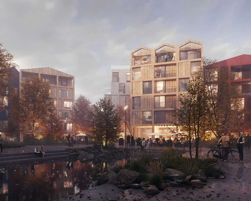 henning larsen plans fælledby, copenhagen’s first all-timber neighborhood