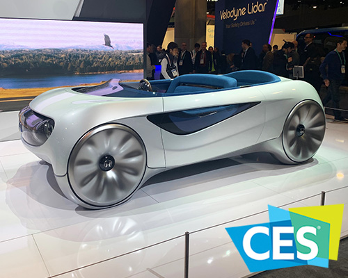 the honda augmented driving concept lets drivers change lanes by swiping left or right