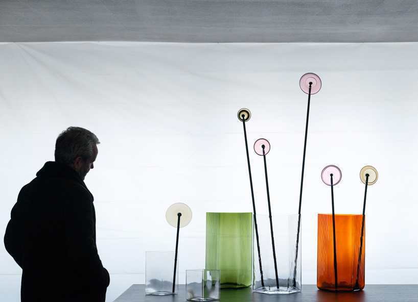 ronan & erwan bouroullec present vases for iittala in 'imperfections' exhibition in stockholm