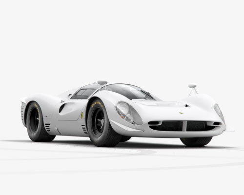 INK re-imagines minimalistic ferrari 330 P4, the beautiful loser