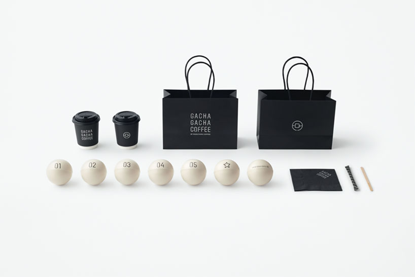 nendo designs an almost fully-automated cafe called gacha gacha coffee - 10