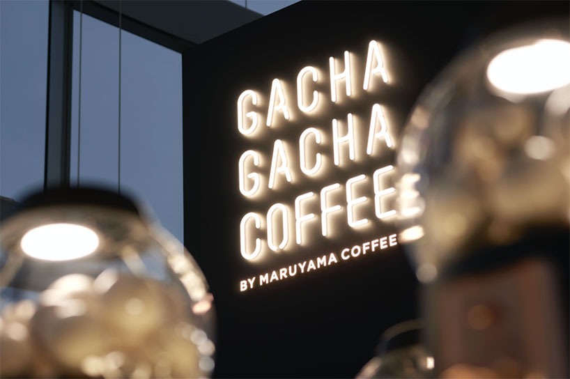 nendo designs an almost fully-automated cafe called gacha gacha coffee - 7