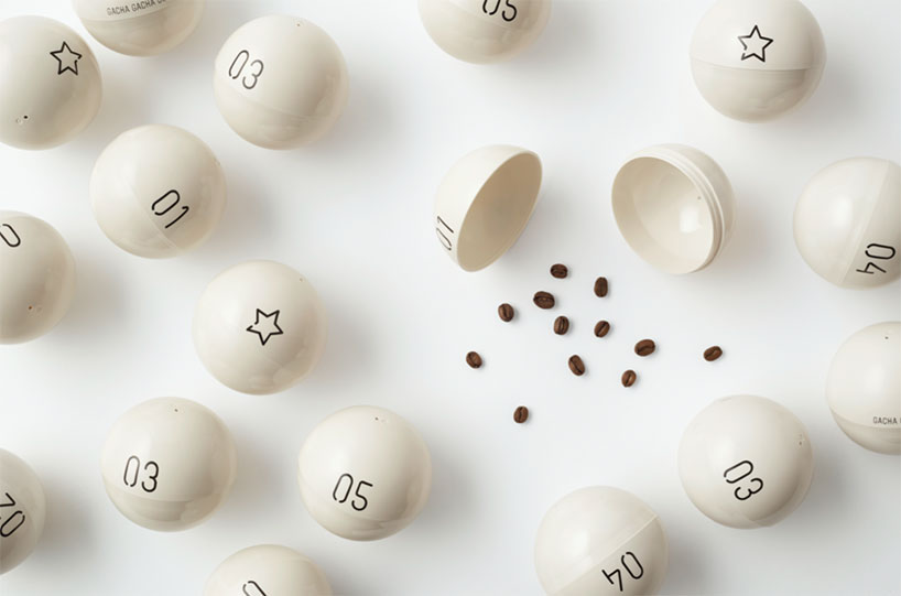 nendo designs an almost fully-automated cafe called gacha gacha coffee - 9