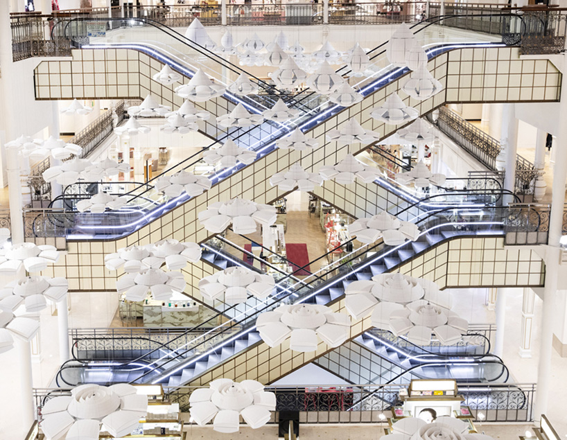 nendo le bon marché ame nochi hana designboom