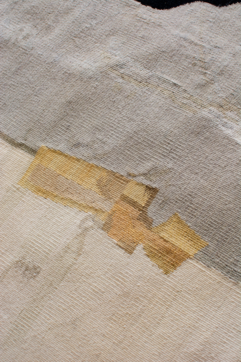 mexican artist javier marín weaves his creative process into rugs + tapestries for odabashian