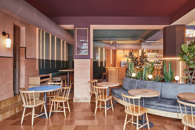 studio modijefsky combines material + color landscapes into 'karavaan' in amsterdam west