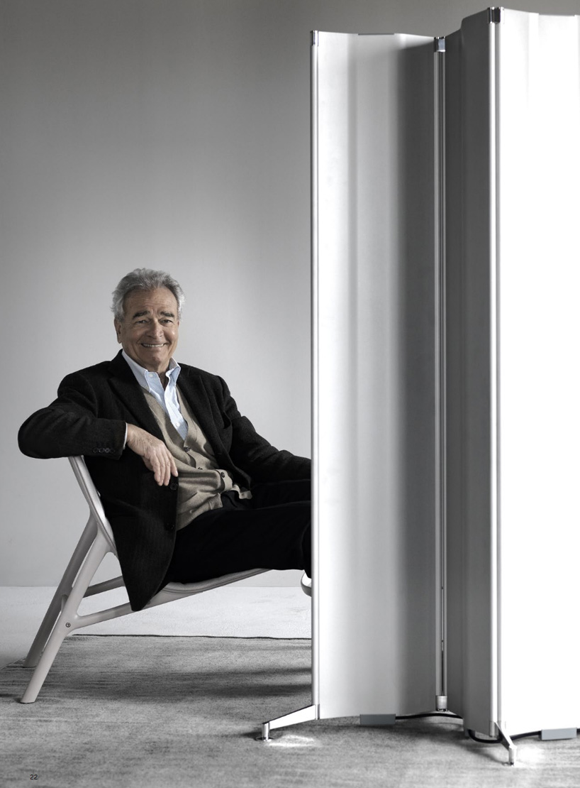 tubes radiatori + alberto meda present electric origami radiator that doubles as room divider