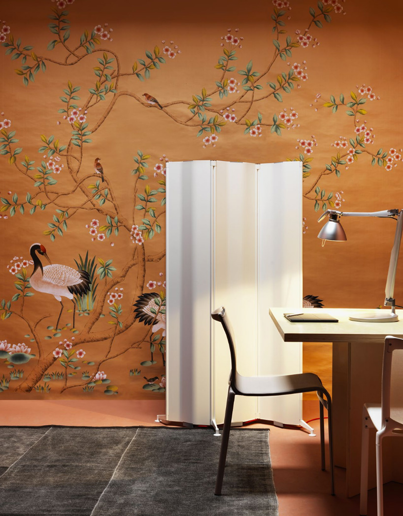 tubes radiatori + alberto meda present electric origami radiator that doubles as room divider