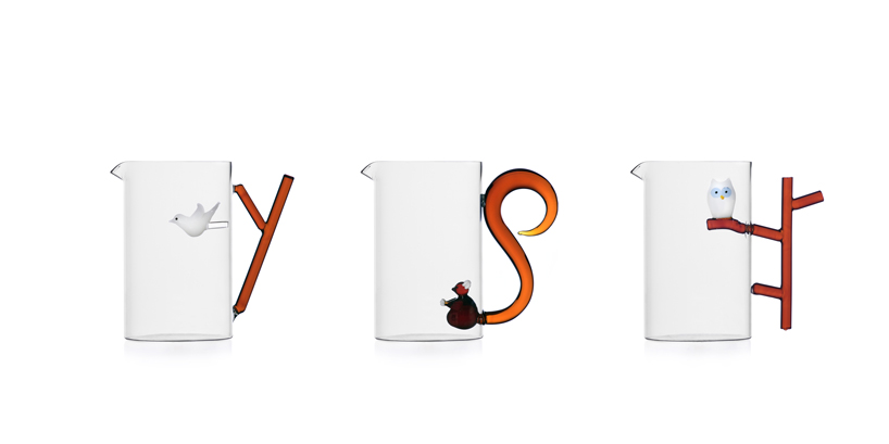 cute creatures inhabit alessandra baldereschi's animal farm glassware collection designboom