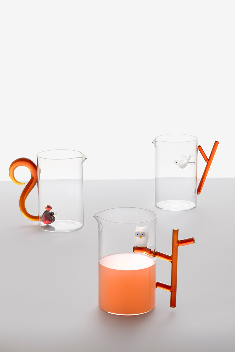 cute creatures inhabit alessandra baldereschi's animal farm glassware collection designboom