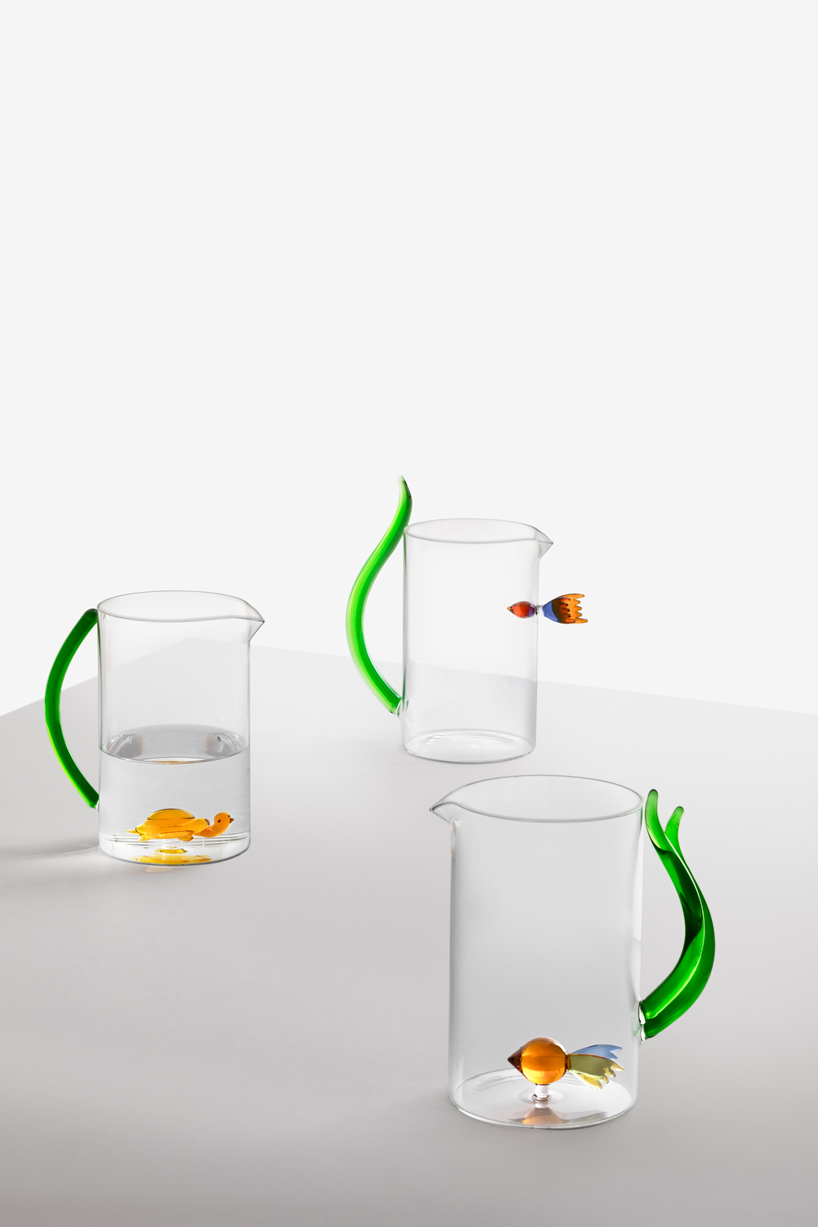 cute creatures inhabit alessandra baldereschi's animal farm glassware collection designboom