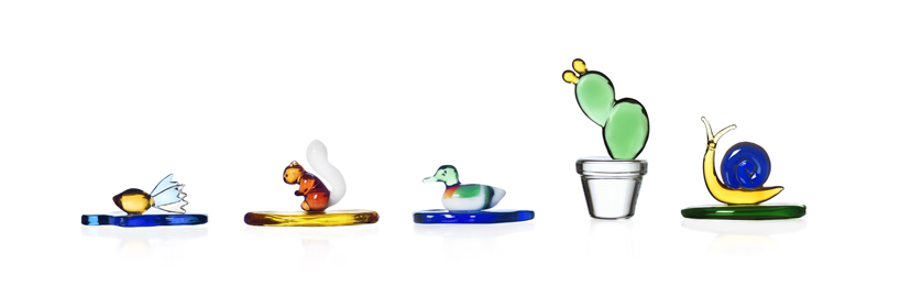 cute creatures inhabit alessandra baldereschi's animal farm glassware collection designboom