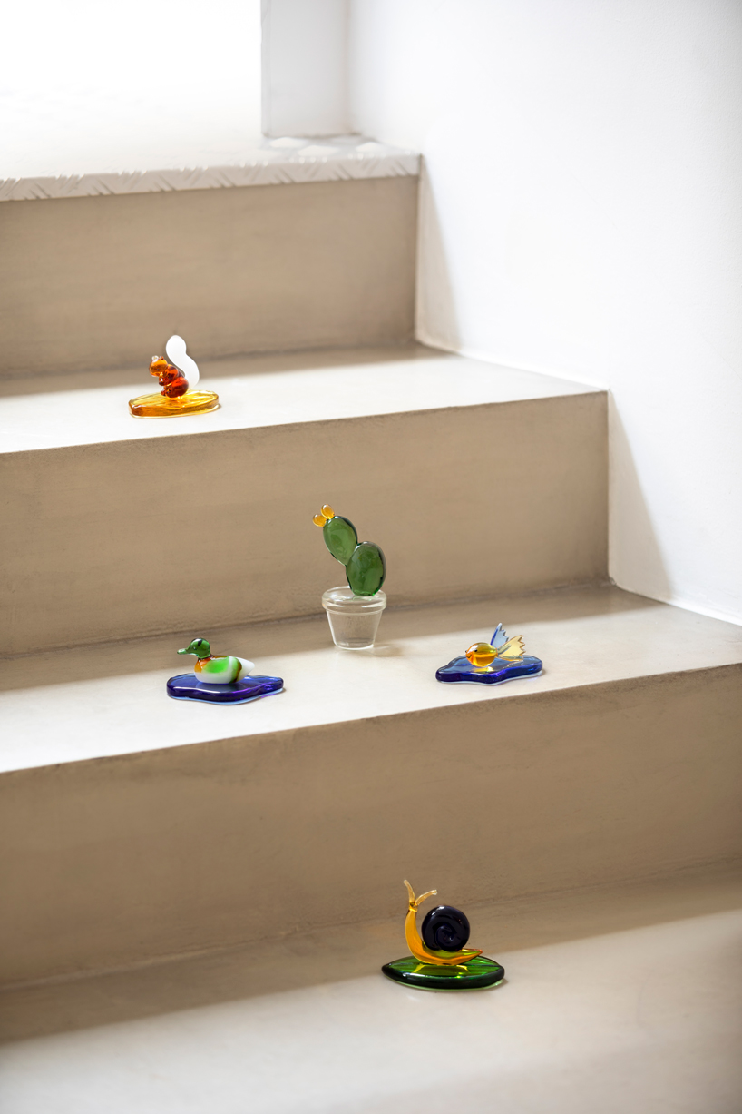 cute creatures inhabit alessandra baldereschi's animal farm glassware collection designboom