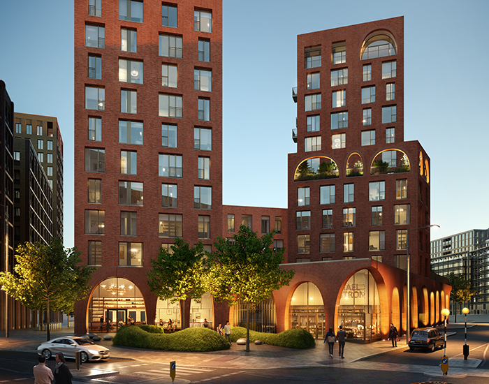 alison brooks architects plans terra cotta ‘cadence’ residences for