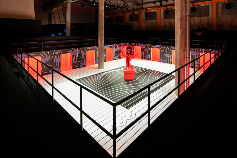 AMO designs graphic piazzas for prada 2020 fall/winter womenswear show - 3