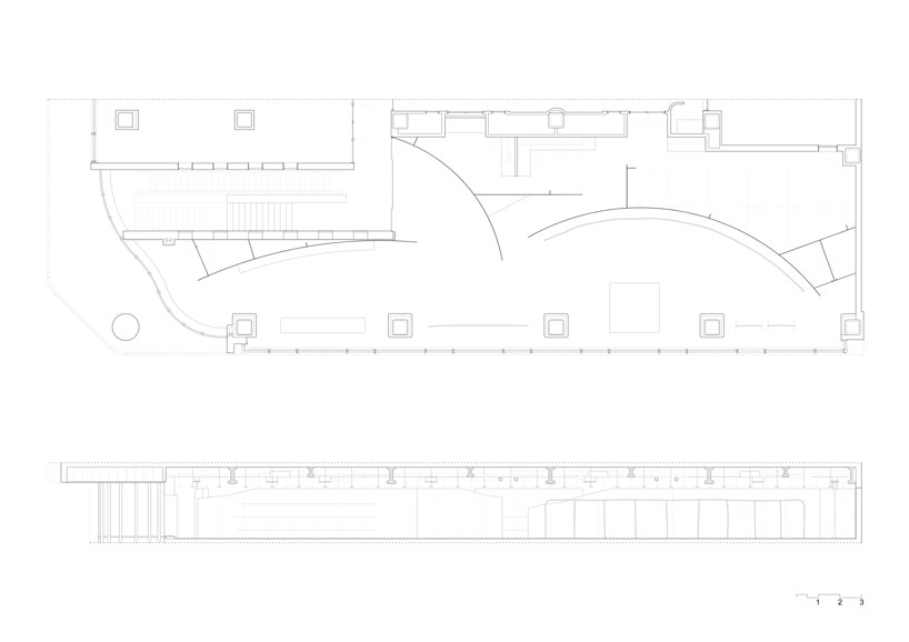 curved stainless steel defines arquitectura-g's acne studios store in nagoya, japan designboom