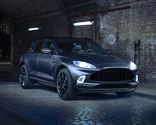 aston martin unveils DBX SUV with layers upon layers of carbon fiber