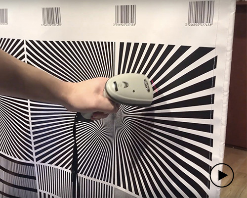 barcodes play techno music using hacked scanners by electronicos fantasticos