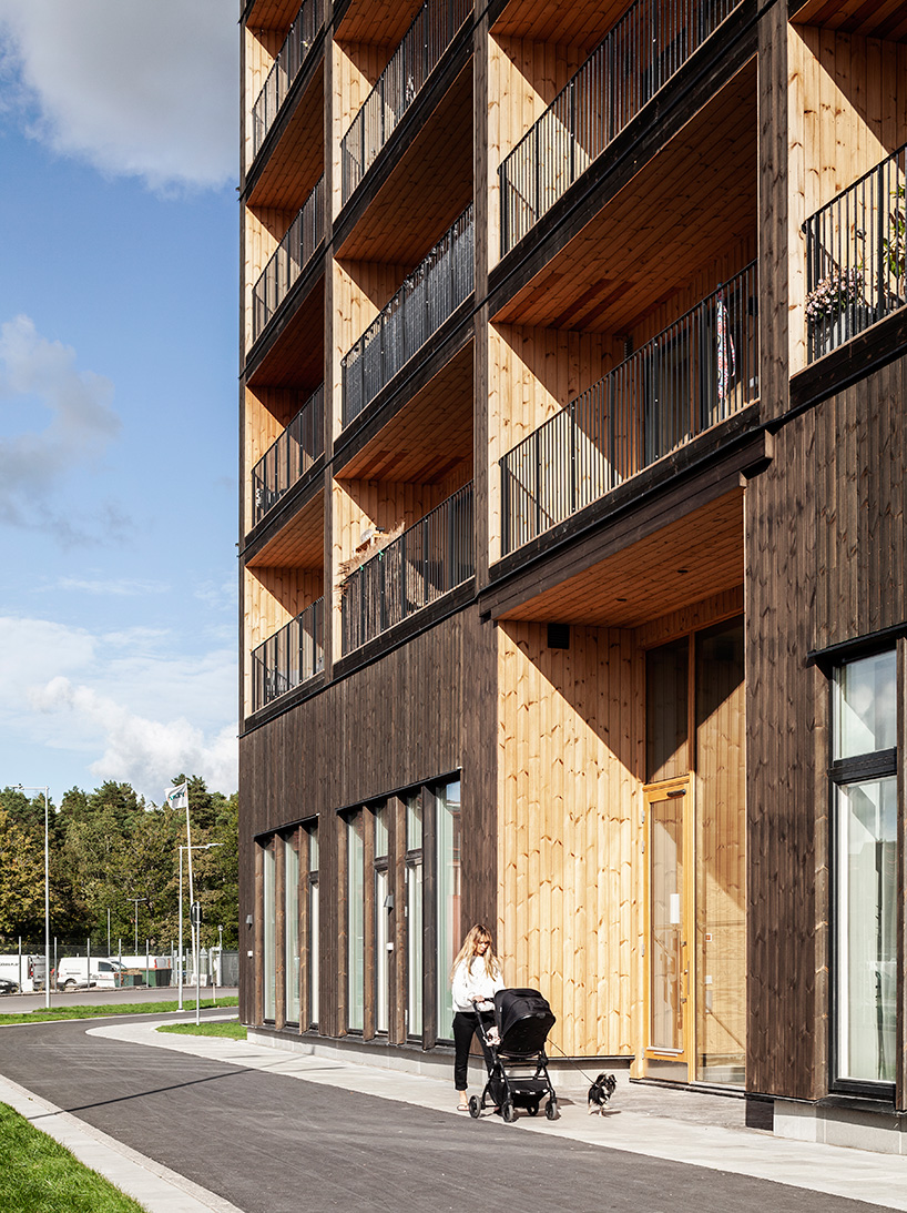 C.F. møller architects completes sweden's tallest timber building